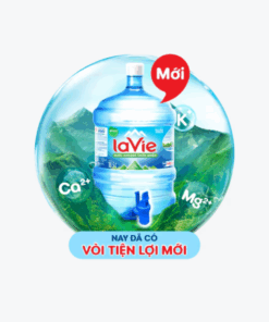 Nước Khoáng LaVie Vĩnh Phúc Bình 19 Lít (Có Vòi)