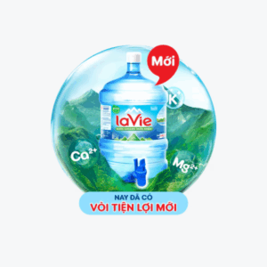 Nước Khoáng LaVie Vĩnh Phúc Bình 19 Lít (Có Vòi)