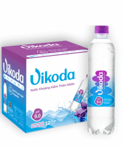Thùng 12 chai Vikoda Nước Khoáng Kiềm Thiên Nhiên 1.5 lít